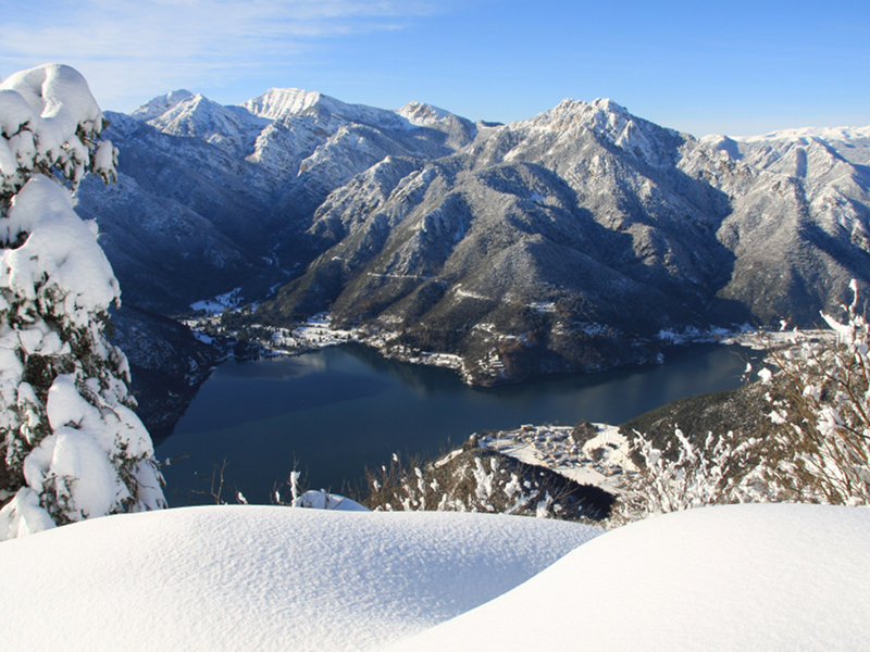 Lago di Ledro in inverno